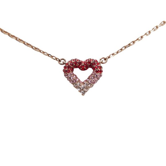 LOUIS VUITTON Pink Heart Necklace